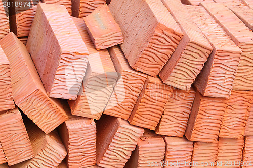 Image of Background of red bricks