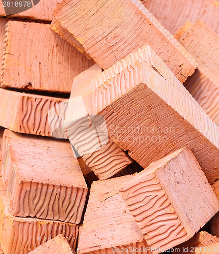 Image of Background of red bricks