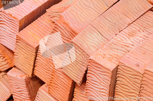 Image of Background of red bricks