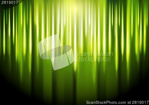 Image of Bright green glowing vector backdrop. Gradient mesh