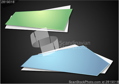 Image of Bright elegant banners