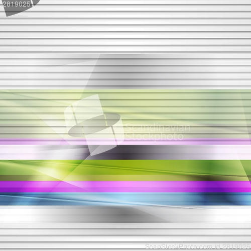 Image of Abstract stripes vector design