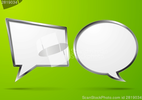 Image of Abstract bubble speech background