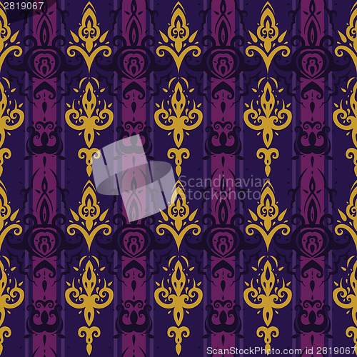 Image of Seamless wallpaper pattern.