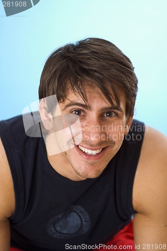 Image of portrait of a young man smiling