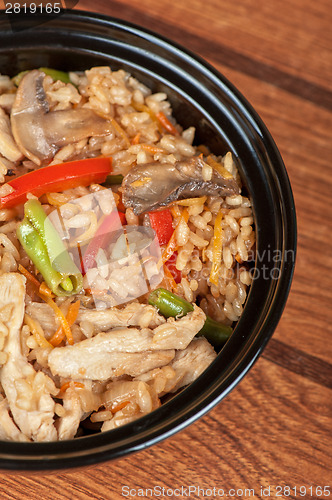 Image of Rice chicken vegetable