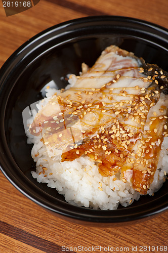 Image of eel with rice