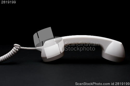 Image of Retro telephone with cord