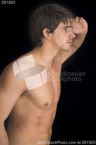 Image of portrait of young man standing