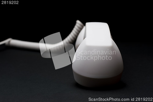 Image of Retro telephone with cord