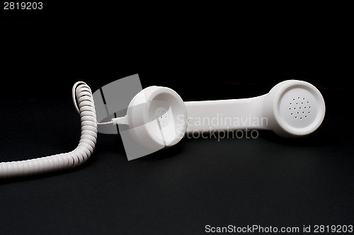 Image of Retro telephone with cord