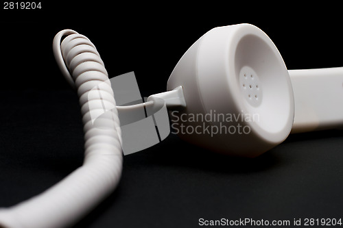 Image of Retro telephone with cord