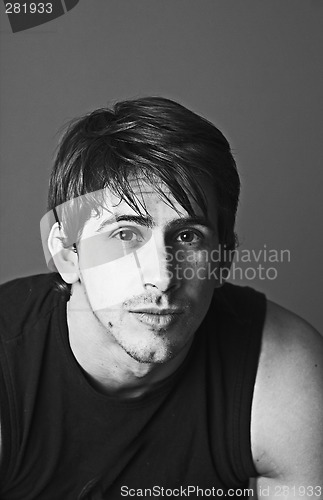 Image of portrait of a young man
