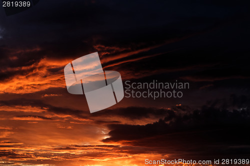 Image of Beautiful sunset
