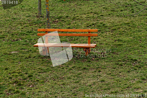 Image of Brown bench
