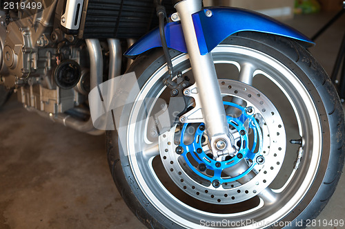 Image of Motorcycle Front Wheel