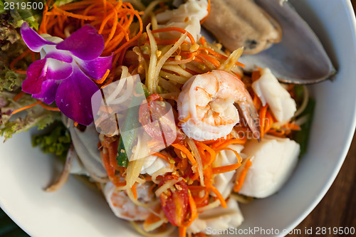 Image of Thai Seafood Som Tum Salad