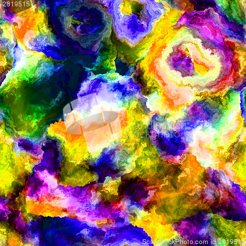 Image of Rainbow Abstract Watercolor Texture