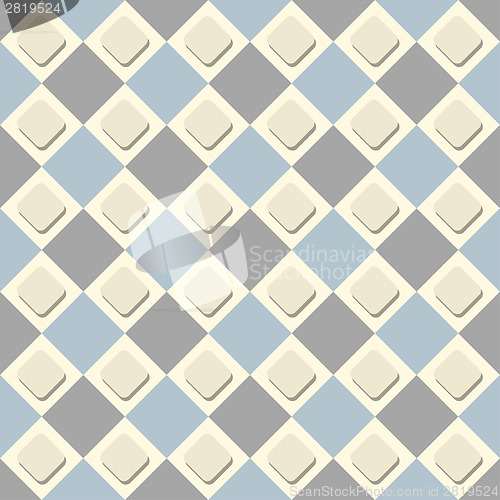 Image of Vector seamless checkered background. A simple illustration