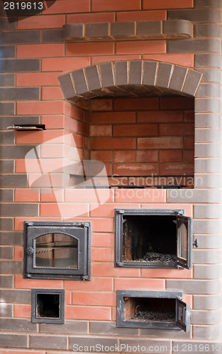 Image of brick stove