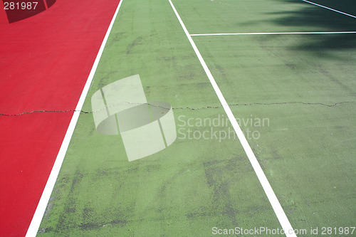 Image of tennis court