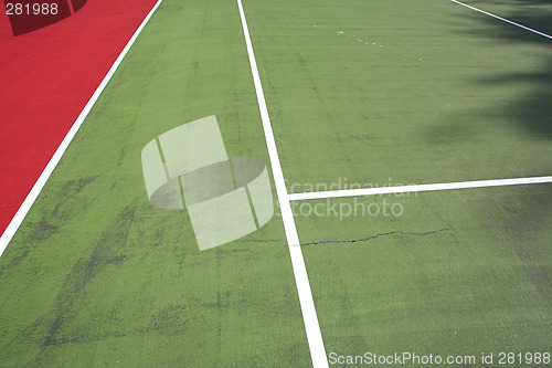 Image of tennis court