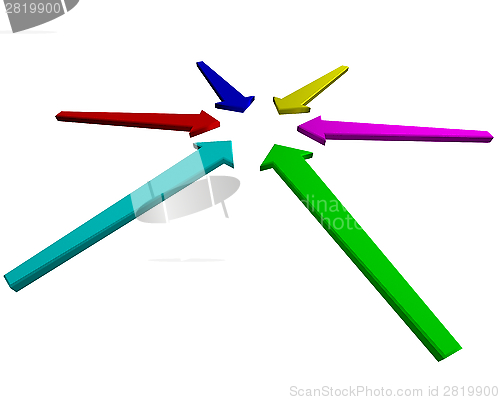 Image of colorful arrows