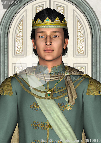 Image of Prince in Fairytale Palace