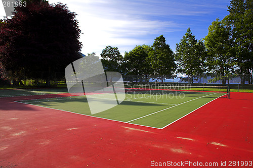 Image of tennis court