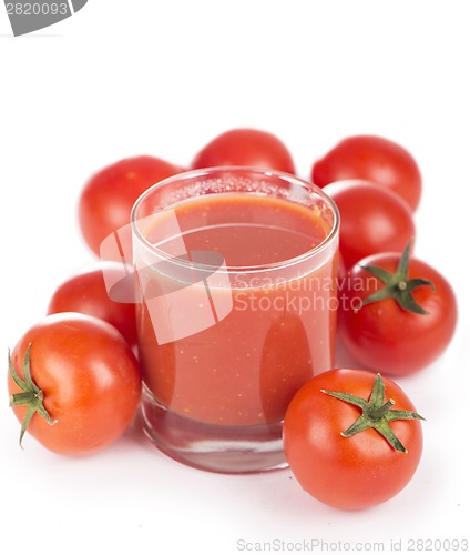 Image of tomatoes and tomato juice