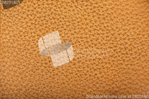 Image of texture of brown leather