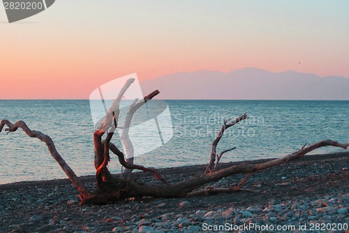 Image of greece sunset