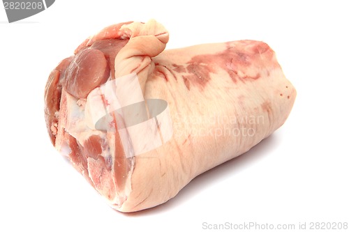 Image of raw pig knuckle 