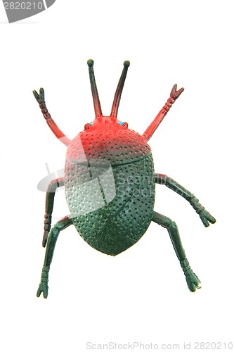 Image of plastic beetle toy (bug)