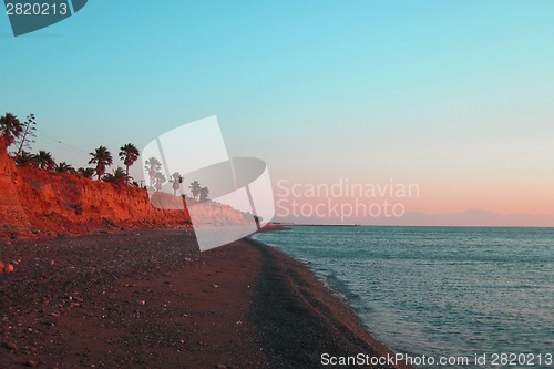 Image of greece sunset