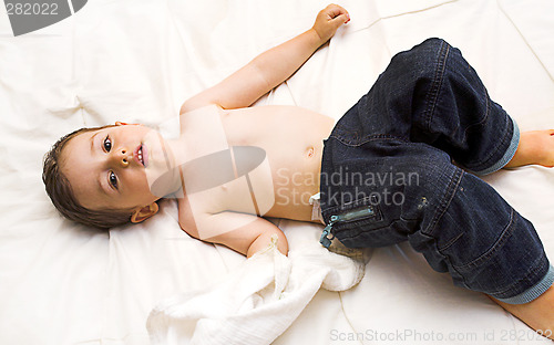 Image of baby posing