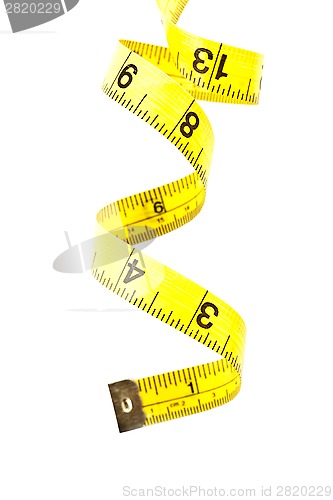 Image of yellow measuring tape