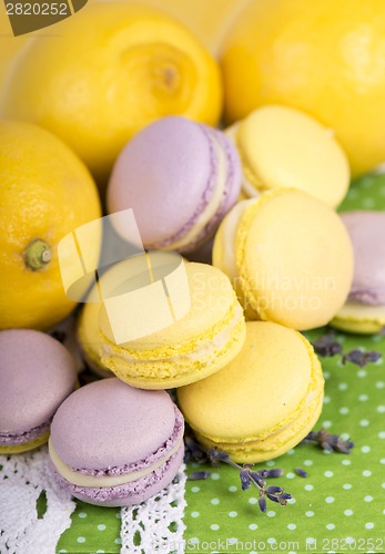 Image of Pastel color macaroons