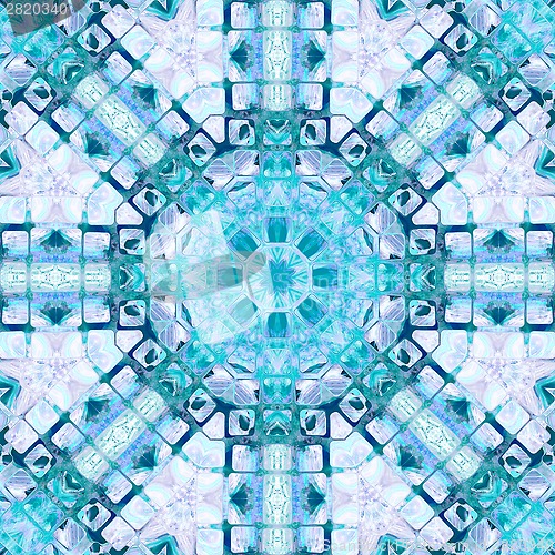 Image of Bright abstract concentric pattern
