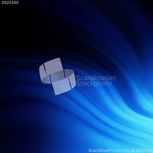 Image of Blue smooth twist light lines background. EPS 8