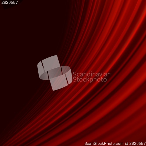 Image of Red smooth twist light lines. EPS 10