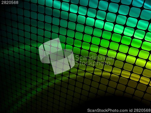 Image of Blue rays light 3D mosaic. EPS 8