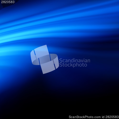 Image of Blue smooth twist light lines background. EPS 8