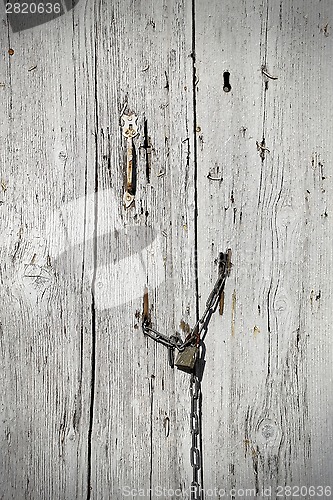 Image of Vintage wooden door