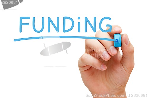 Image of Funding Blue Marker