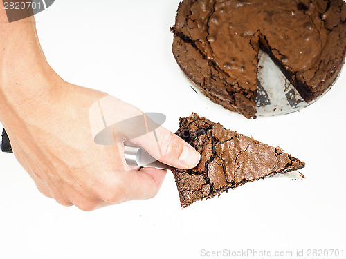 Image of Fresh chocolate cake