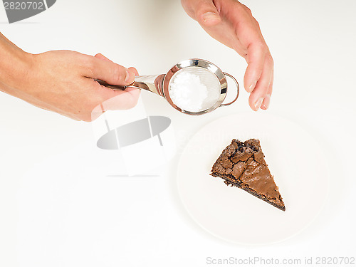 Image of Fresh chocolate cake