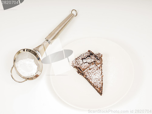 Image of Fresh made chocolate cake