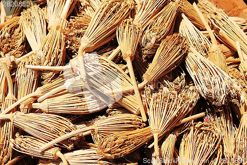 Image of Spices and herbs on market