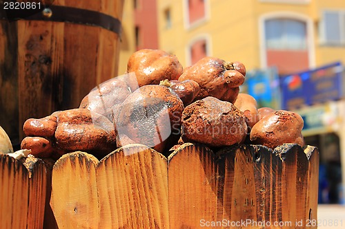 Image of Spices and herbs on market